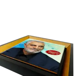 تابلو کاشی سردار قاسم سلیمانی مدل 2ZG129