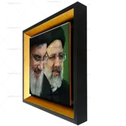 تابلو کاشی شهید رئیسی و نصرالله مدل 2Z45