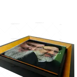 تابلو کاشی شهید رئیسی و نصرالله مدل 2Z45