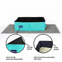 ظرف خاک پرتابل (تاشو) گربه - پت شاپ پتتینگ