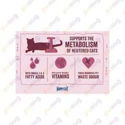 غذای خشک گربه عقیم شده مینکاس هپی کت