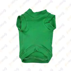 رکابی سبز چاپی سگ و گربه مدل OT25