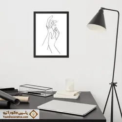 تابلو دکوراتیو مینیمال طرح دست
