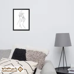 تابلو دکوراتیو مینیمال طرح دست