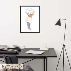 تابلو دکوراتیو مینیمال طرح گوزن