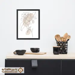 تابلو دکوراتیو مینیمال طرح گل