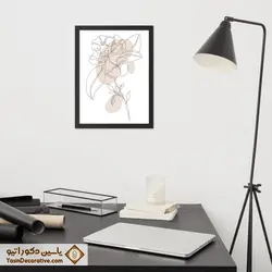 تابلو دکوراتیو مینیمال طرح گل