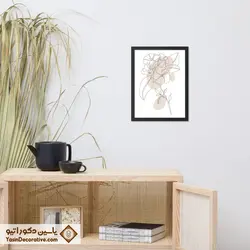 تابلو دکوراتیو مینیمال طرح گل