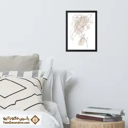 تابلو دکوراتیو مینیمال طرح گل