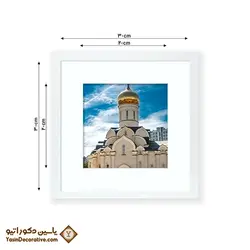 قاب عکس دکوراتیو 9 عددی مدل DT92P سفید