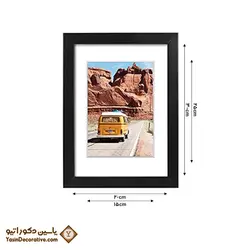 قاب عکس دکوراتیو 9 عددی مدل DT92P مشکی