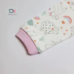 خرید سرهمی نوزاد دخترانه دانالو مدل گوسفند و اسب | دیباکاران