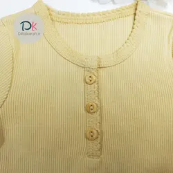 خرید بادی نوزاد استین کوتاه وارداتی مدل کبریتی | دیباکاران