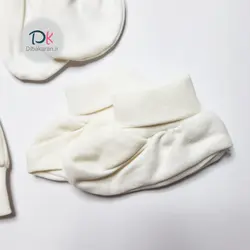 خرید ست کلاه دستکش و پاپوش پاپو مدل گربه 125 | دیباکاران