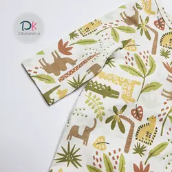 خرید سرهمی نوزادی جورابدار مدل جنگل 255 | دیباکاران