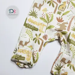 خرید سرهمی نوزادی جورابدار مدل جنگل 255 | دیباکاران