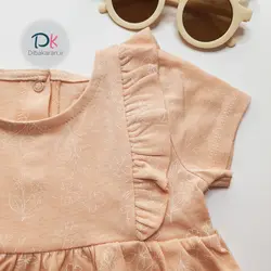 خرید پیراهن نوزادی دخترانه مدل گلبهی 243 | دیباکاران