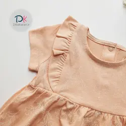 خرید پیراهن نوزادی دخترانه مدل گلبهی 243 | دیباکاران