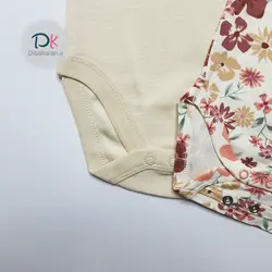 خرید بادی نوزادی وارداتی مدل گل و ساده 366 | دیباکاران