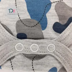 قیمت و خرید بلوز زیردکمه دار نوزادی دانالو مدل ارتشی | دیباکاران