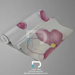 کاغذ دیواری دخترانه - پشت چسبدار - طرح جدید گل دار