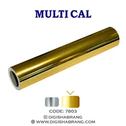 روزرنگ طلایی براق مولتی کال کد7803 (61cm*25m)