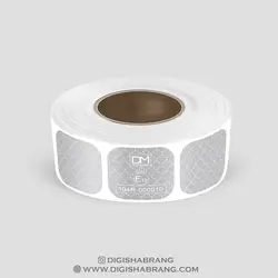 نوار شبرنگ لقمه ای DM سفید (5cm*45m)