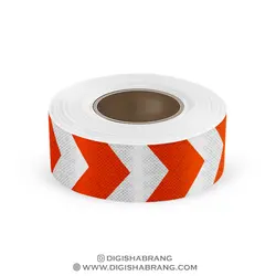 شبرنگ نواری الماسی سفید وقرمز فلش دار - قیمت و خرید