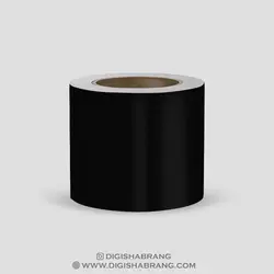 نوار روزرنگ مشکی براق (10cm*25m)