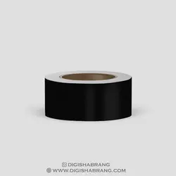 نوار روزرنگ مشکی براق (5cm*25m)