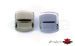 قفل  دو رمز دنده فلزی