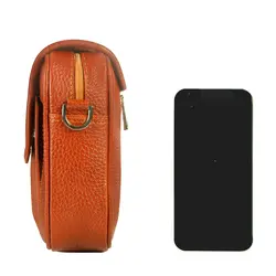 کیف دوشی چرم طبیعی آروین چرم کد AR-118