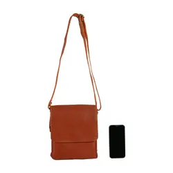 کیف دوشی چرم طبیعی آروین چرم کد AR-127