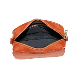 کیف دوشی چرم طبیعی آروین چرم کد AR-140