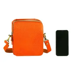 کیف دوشی چرم طبیعی آروین چرم کد AR-146
