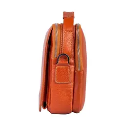 کیف دوشی چرم طبیعی آروین چرم کد AR-146