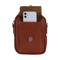 کیف دوشی چرم طبیعی آروین چرم کد AR-160