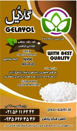 کود تقویتی خارجی برای انواع گیاهان آپارتمانی وبیرون آپارتمان بابرند گلایول فوق العاده