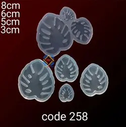 قالب سیلیکونی برگ انجیر کد 258