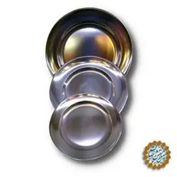 بشقاب سبزی خوری استیل قطر 18