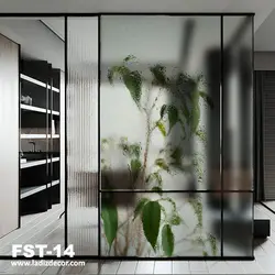 برچسب شیشه مات کن گیاه پشت شیشه FST-14