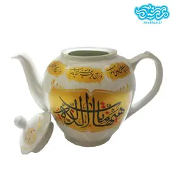 قوری چینی باطرح هیهات من الذله کد006