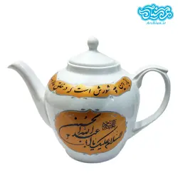قوری چینی طرح السلام علیک یااباعبدالله الحسین طرح 002