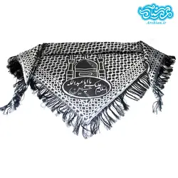 چفیه طرح عربی ذکردار سفید