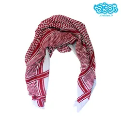 چفیه طرح عربی مدل فلسطینی قرمز