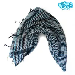 چفیه طرح عربی پلاستیکی آبی