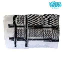 چفیه طرح عربی مدل فلسطینی مشکی