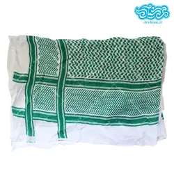 چفیه طرح عربی مدل فلسطینی سبز