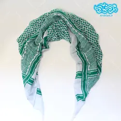 چفیه طرح عربی مدل فلسطینی سبز