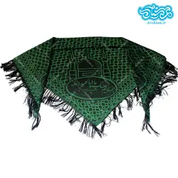 چفیه طرح عربی ذکردار سبز